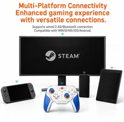 Control inalámbrico para videojuegos nuevo - miniatura 2