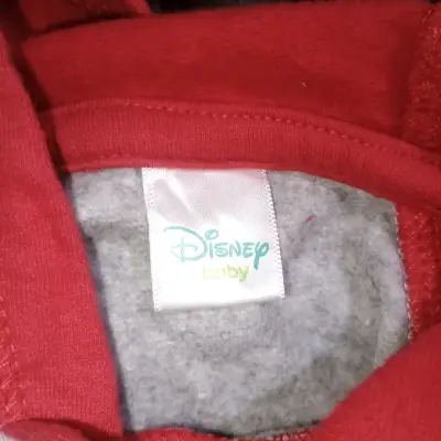 Polerón infantil Mickey Mouse rojo y gris - miniatura 4