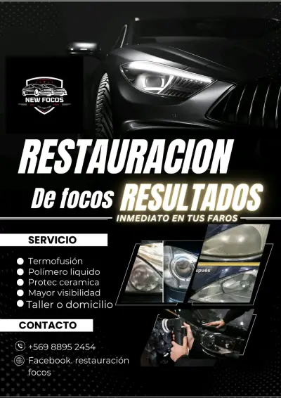restauración de focos de autos - miniatura 1