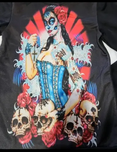 Polerón diseño Catrina usado - miniatura 2