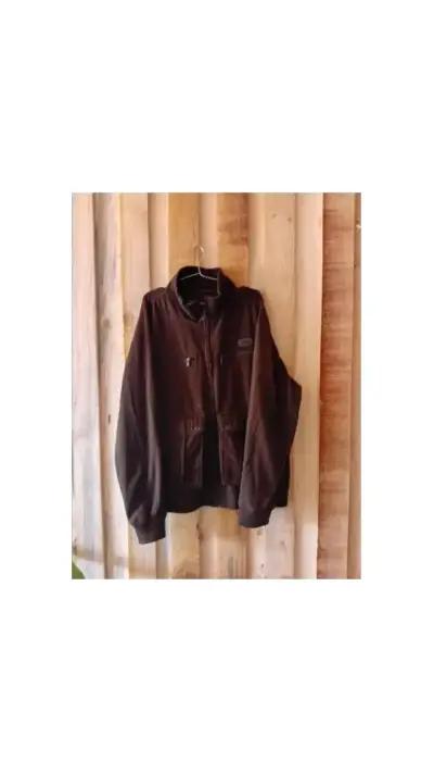 Chaqueta marrón con bolsillos - miniatura 1