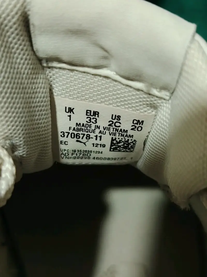 Zapatillas blancas Puma niñ@ talla 33 - 6