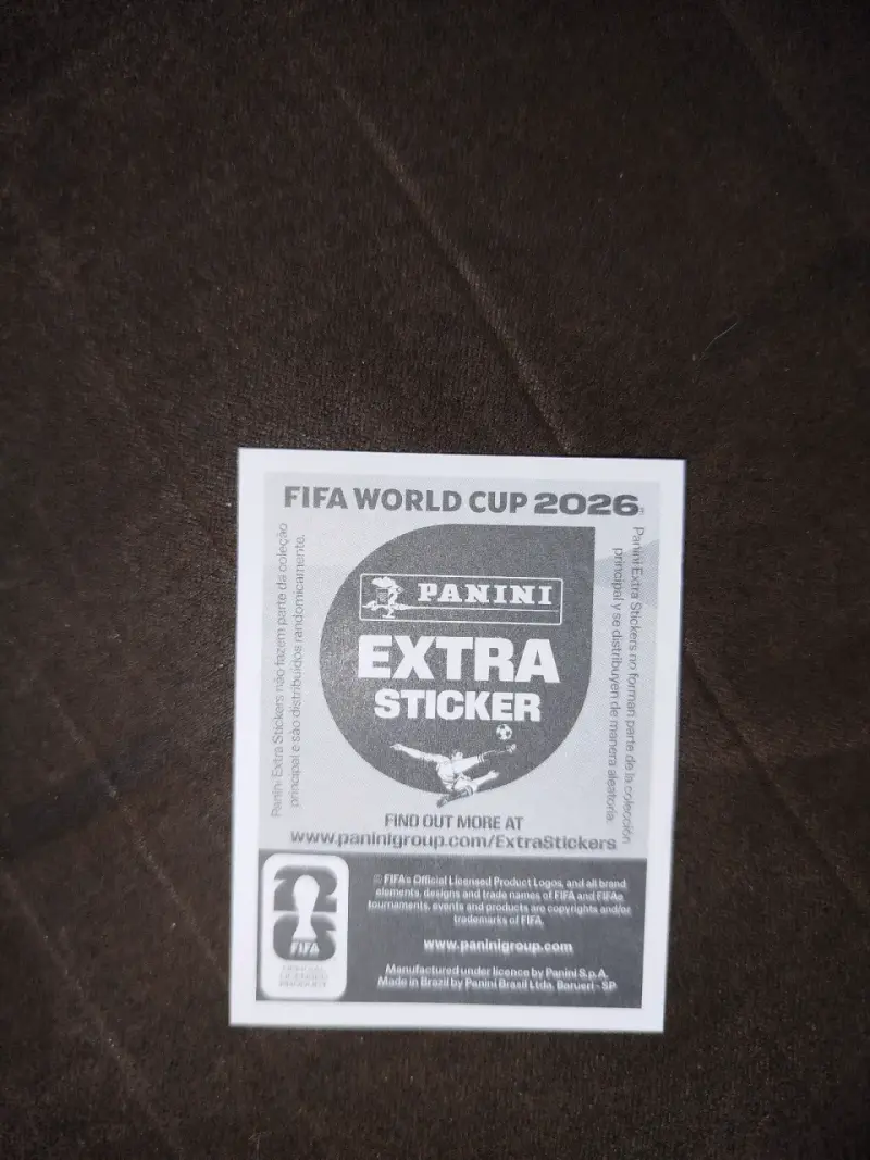 Lámina Panini Cristiano Ronaldo FIFA - 2