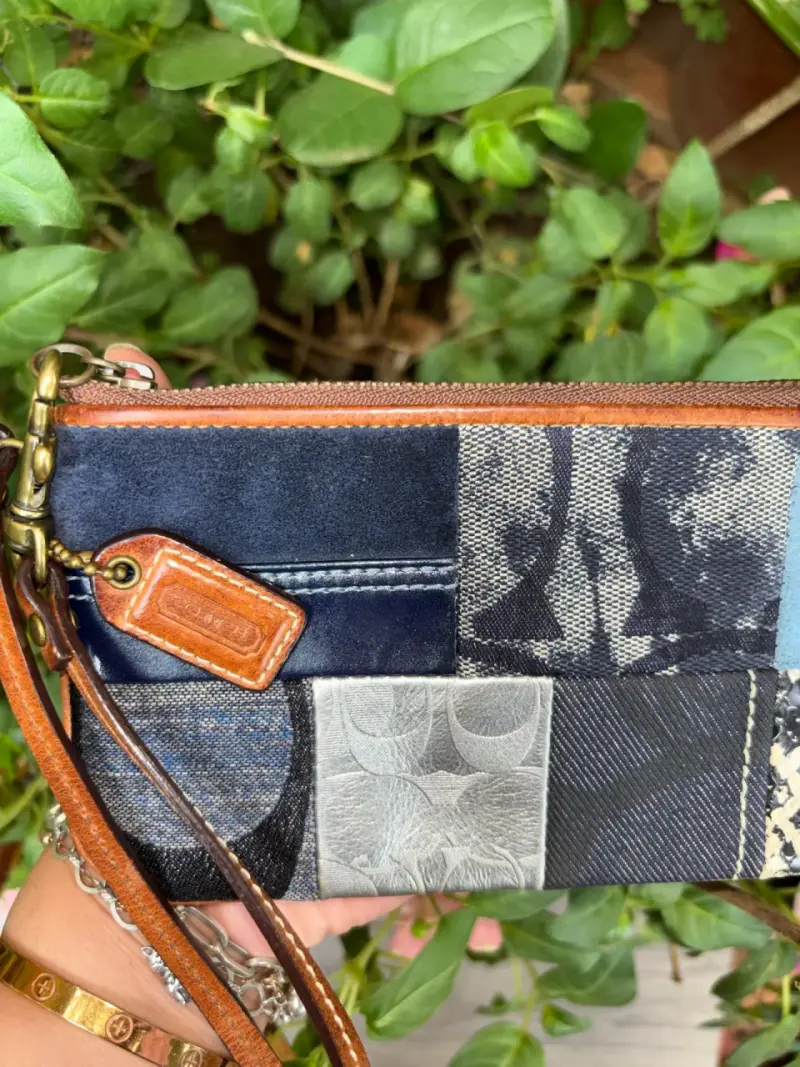 Clutch Coach denim patchwork - 2