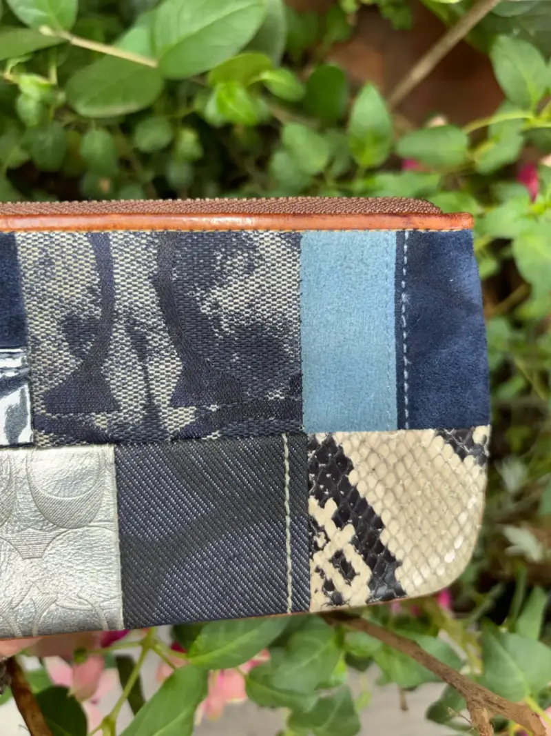 Clutch Coach denim patchwork - 3