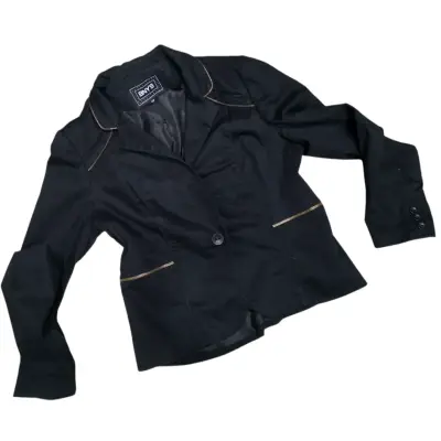 Blazer negro con detalles dorados BNY'S - miniatura 1