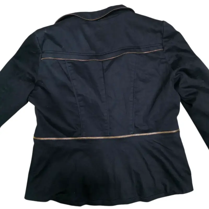 Blazer negro con detalles dorados BNY'S - 2