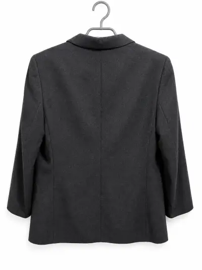 Blazer gris oscuro elegante para mujer - miniatura 2