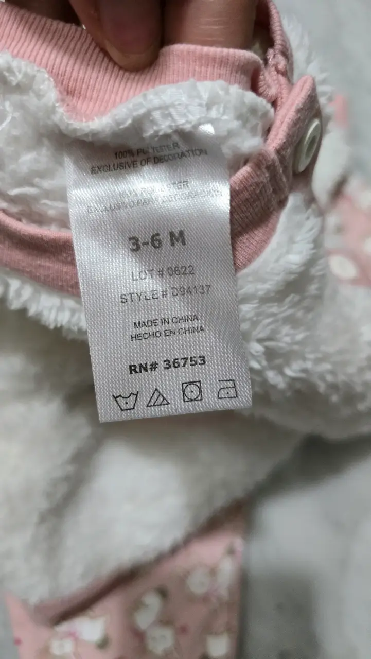 Conjunto de bebé 3-6 meses con diseño de conejitos - 4