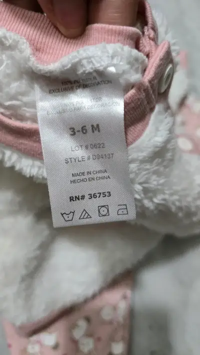 Conjunto de bebé 3-6 meses con diseño de conejitos - miniatura 4