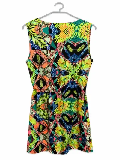 Vestido estampado tropical foster - miniatura 2