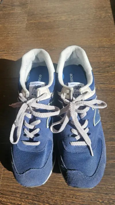 Zapatillas New Balance azul y gris - miniatura 2