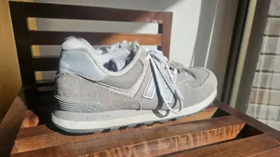 Zapatillas deportivas grises New Balance - miniatura 3