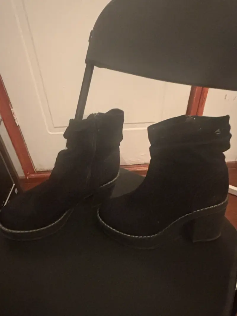 Botin cuero  marrón para mujer - 5