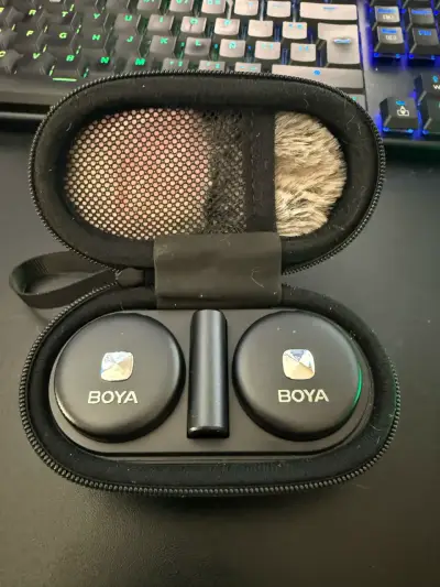 Micrófono Inalámbrico BOYA Omic-D Dual para iPhone - miniatura 1