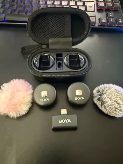 Micrófono Inalámbrico BOYA Omic-D Dual para iPhone - miniatura 2