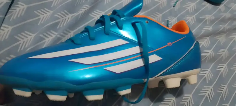 Zapatillas Adidas talla 38 color azul con naranja. - 3