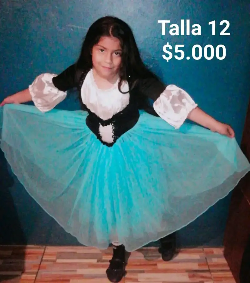 Vestido de princesa antigua talla 12