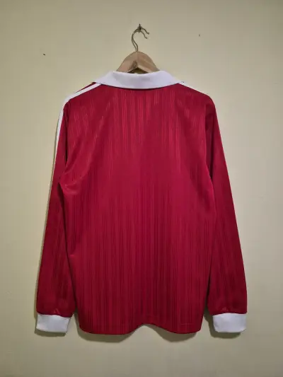 Polera deportiva Adidas roja vintage - miniatura 3