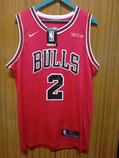 Camiseta NBA Chicago Bulls roja - miniatura 1