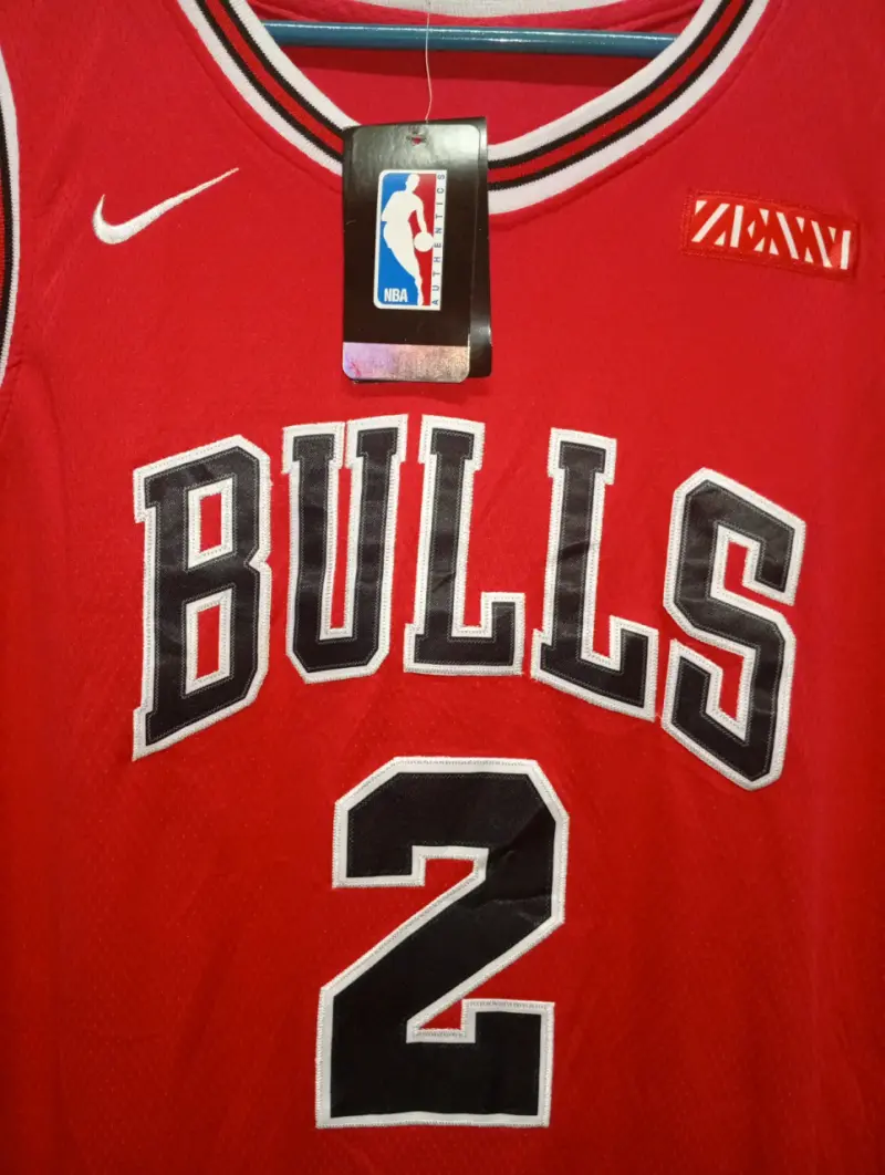 Camiseta NBA Chicago Bulls roja - 2