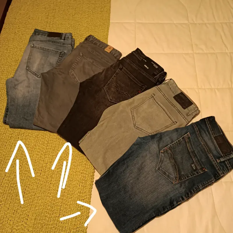 Lote de jeans 8000 cada uno para hombre - 3