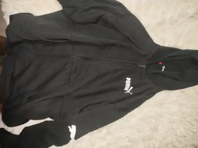 Polerón negro Puma con capucha talla XL niño - miniatura 2