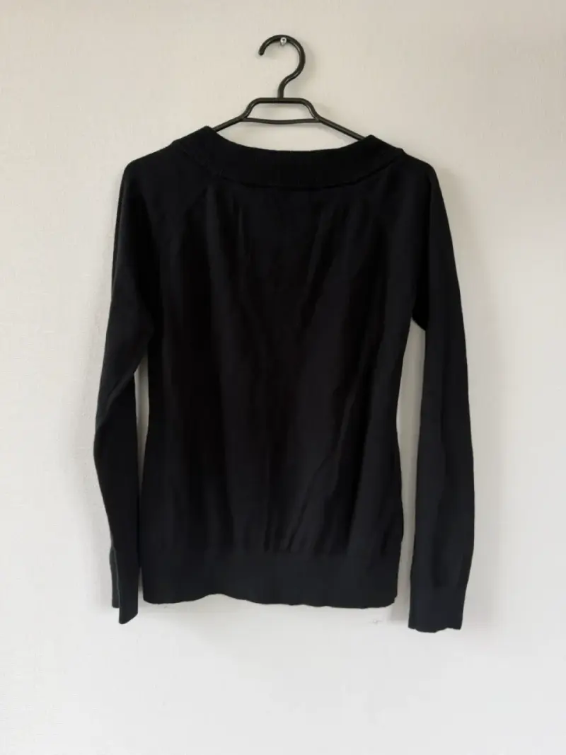 Suéter negro con detalle de hebilla lauren ralph l - 3