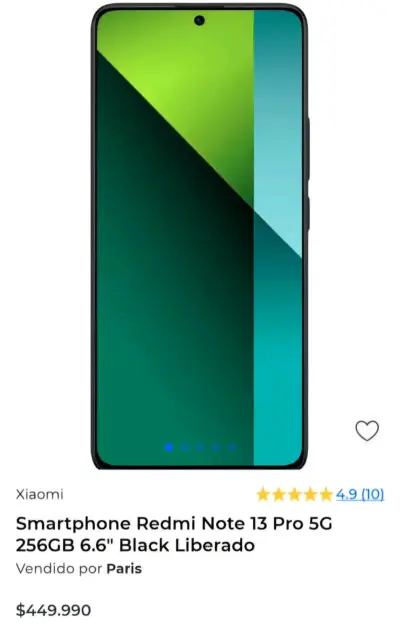 Xiaomi Redmi Note 13 Pro 5G Cómo Nuevo - miniatura 5