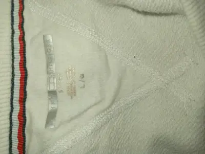 Polerón Tommy Hilfiger blanco y azul - miniatura 3