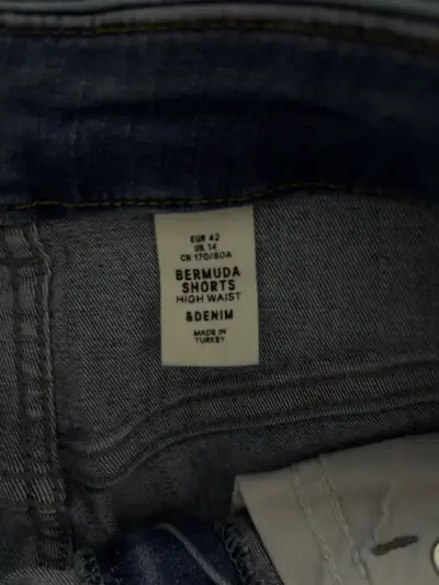 Shorts de mezclilla azul para hombre - miniatura 3