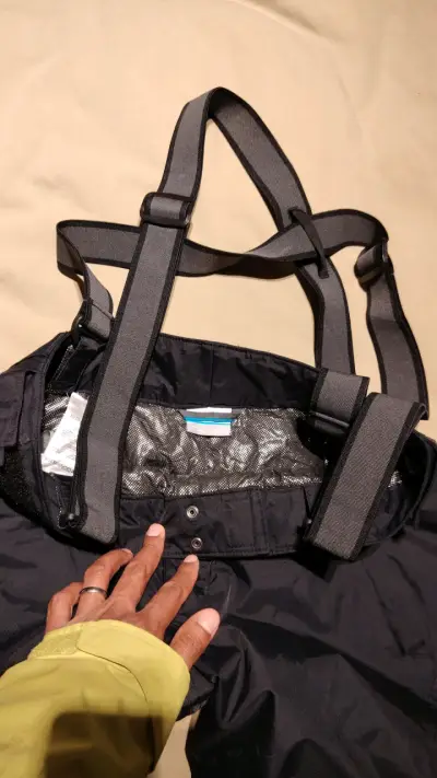 Pantalones de esquí impermeables negros - miniatura 3