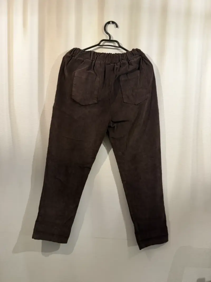Pantalones de pana marrón oscuro franca fortuna - 3