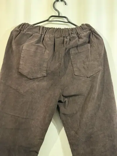 Pantalones de pana marrón oscuro franca fortuna - miniatura 4
