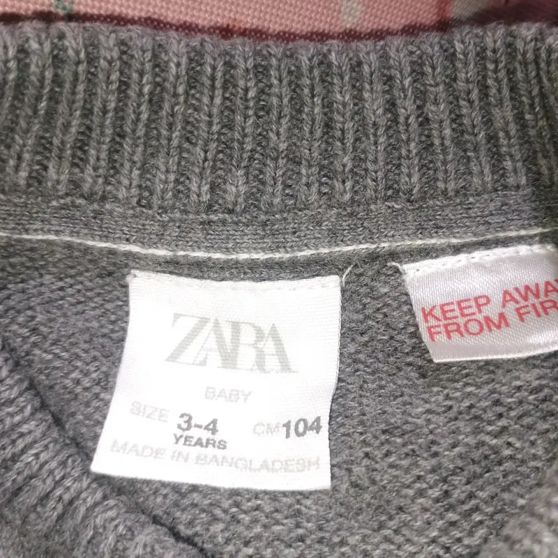 Chaqueta acolchada gris para niño - 4