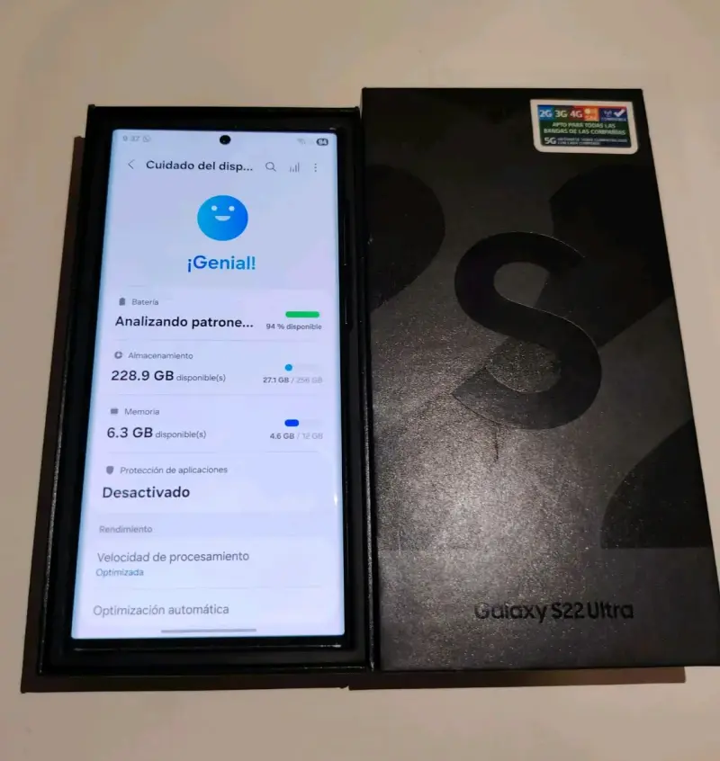 Samsung Galaxy S22 Ultra 256GB en buen estado - 1