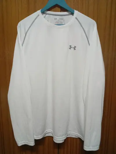 Polera deportiva Under Armour blanca - miniatura 1