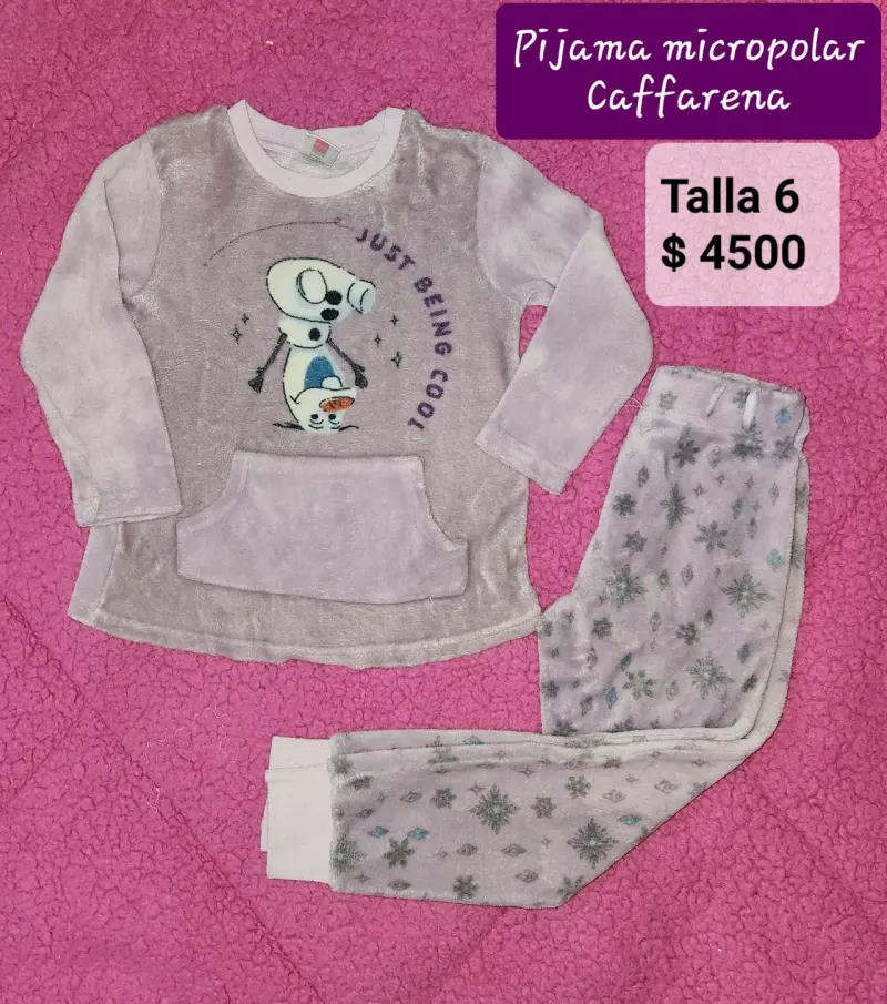 Pijama micropolar Caffarena talla 6