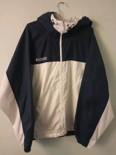 Chaqueta Columbia bicolor con capucha - miniatura 1