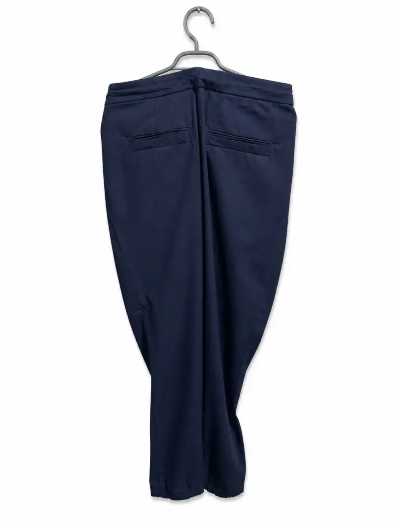 Pantalones jogger formal azul marino - 2