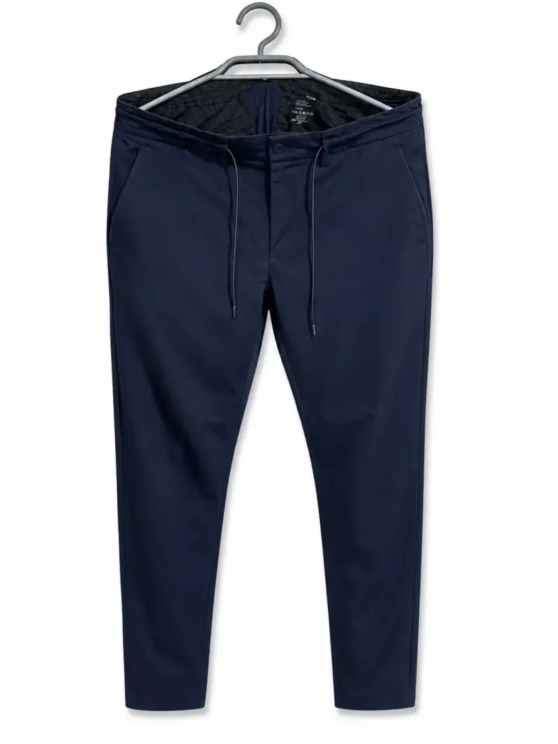 Pantalones jogger formal azul marino - 3
