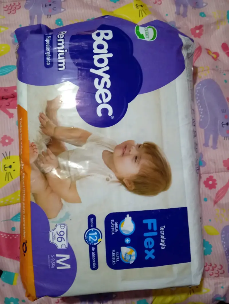 Pañales Babysec Premium Flex M 96 unidades - 2