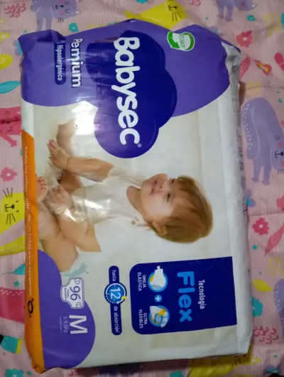 Pañales Babysec Premium Flex M 96 unidades - miniatura 2