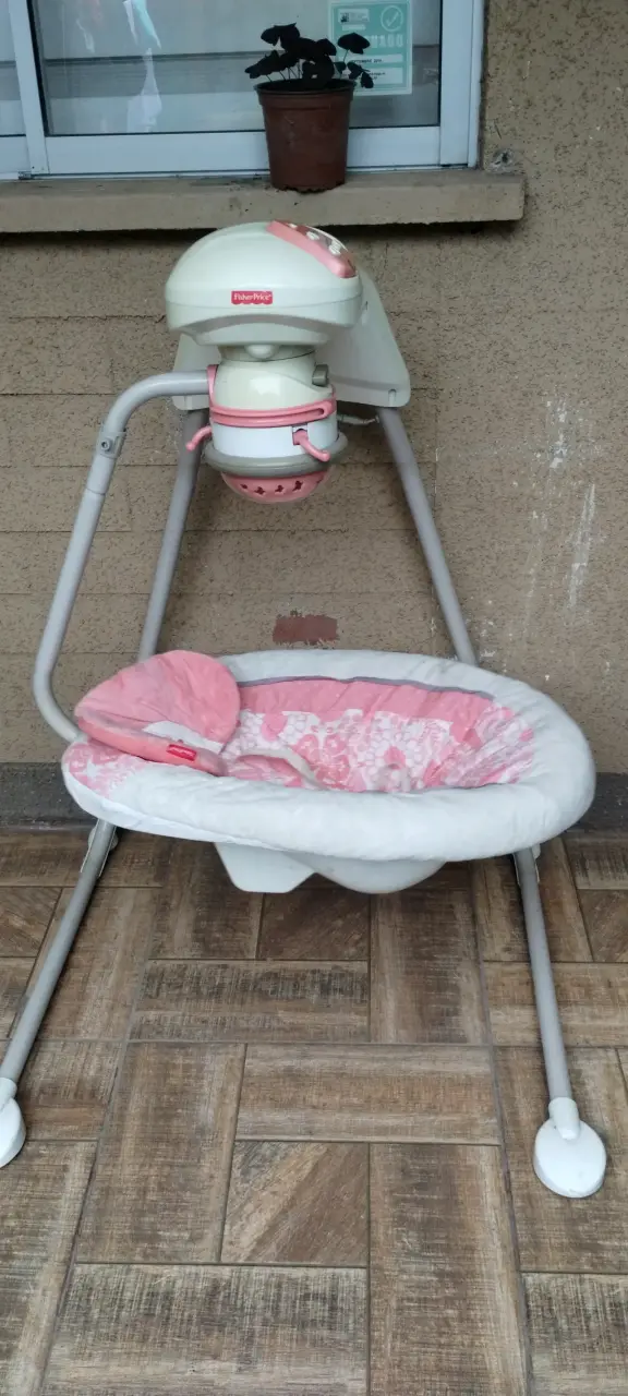 Mecedora para bebé Fisher-Price rosa - 3
