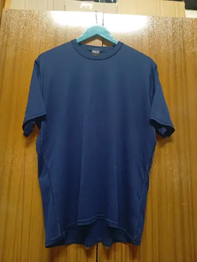 Polera Patagonia azul de algodón para hombre - miniatura 1