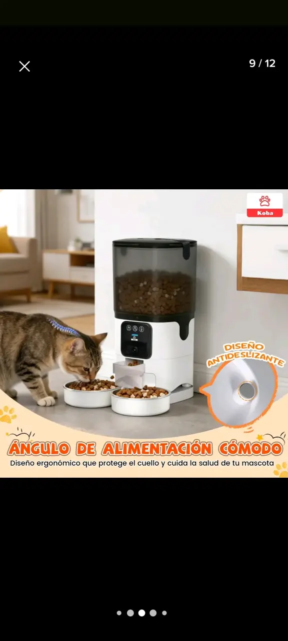 Dispensador automático de alimento para mascotas - 4