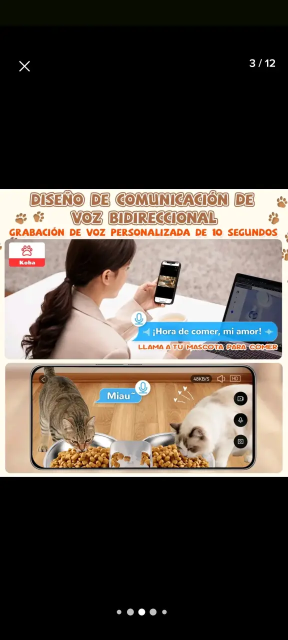 Dispensador automático de alimento para mascotas - 6