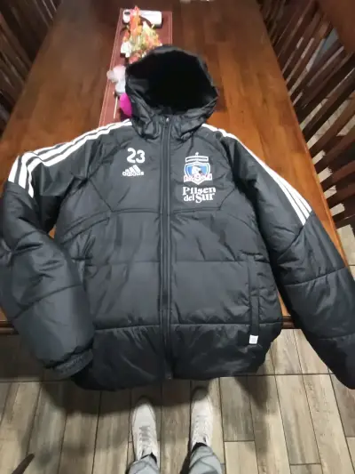 Parka Adidas Colo-Colo negra - miniatura 1