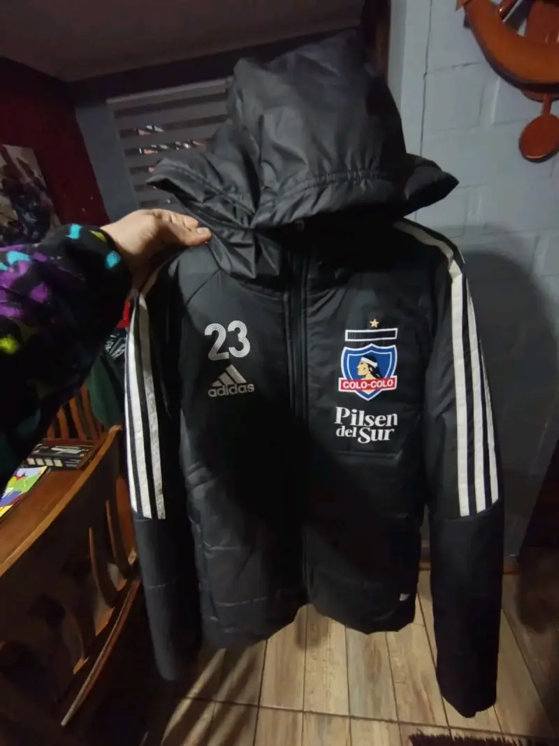 Parka Adidas Colo-Colo negra - 3