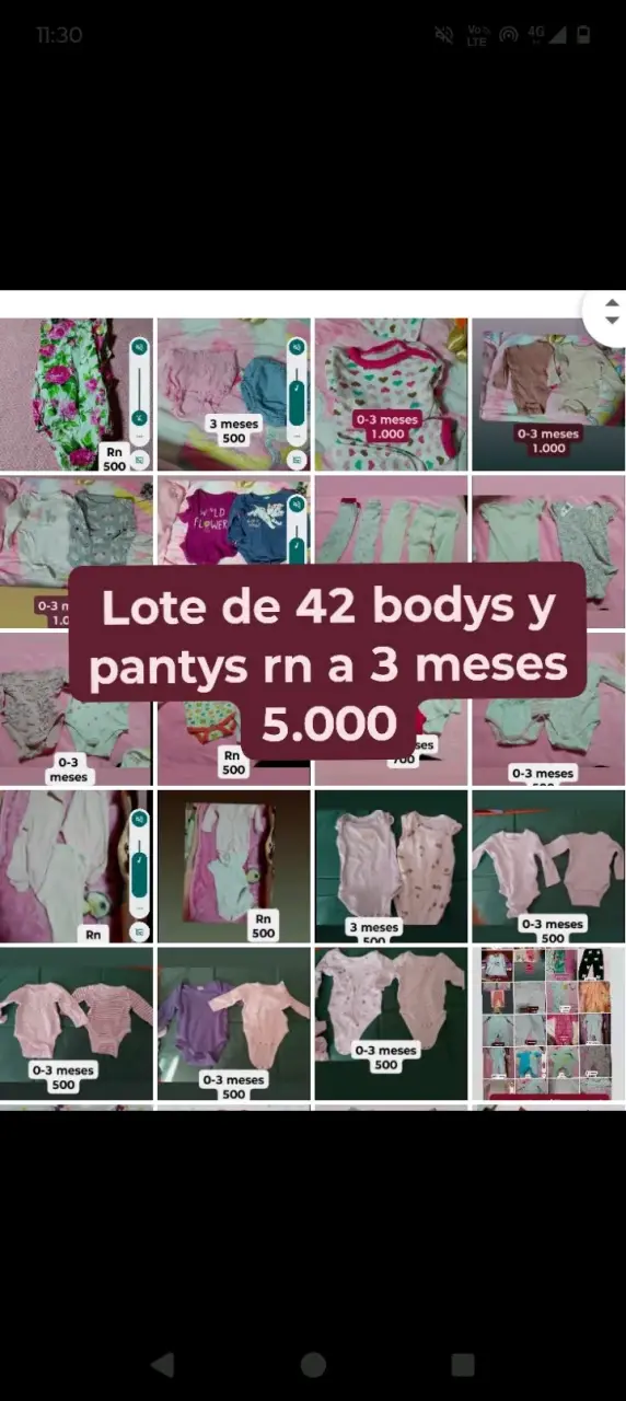 Ropa de bebe niña rn a 3 meses - 5